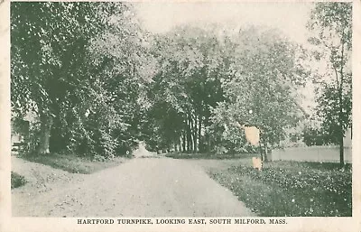 Hartford Turnpike East South Milford Massachusetts MA C1910 Postcard • $11.95