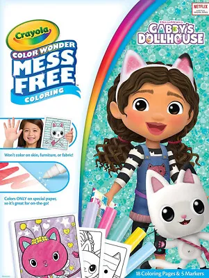 Crayola Colour Wonder Mess Free Colouring Pages Hours Of Fun For Kids Age 3+ • £9.29