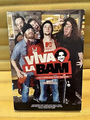 Viva La Bam - The Complete First Season : Uncensored 2-Disc Set DVD 2004 Margera • $9.89