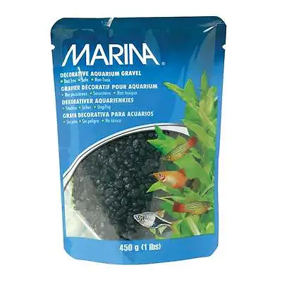 £23.19 • Buy Marina Decorative Aquarium Fish Tank Gravel Substrate Black
