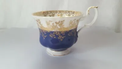 £9.90 • Buy Royal Albert Regal Series Bone China Teacup.  Blue And Gold.