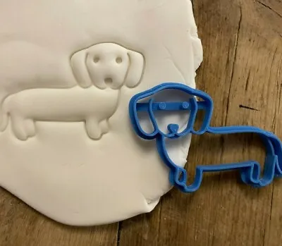 Weiner Dog Cookie/ Biscuit Cutter Dachshund Sausage Bakes Icing Cake • £5