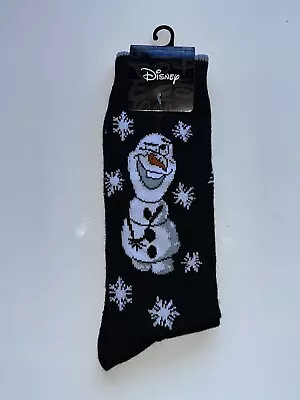 Olaf Snowman Frozen Christmas Socks Men’s Size 6.5-12 • $9.99