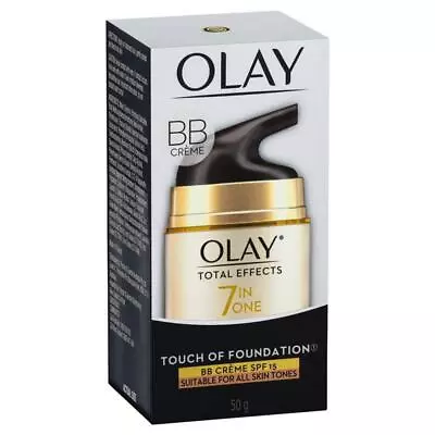 Olay Total Effects 7 In One Touch Of Foundation Face Cream BB Crme SPF 15 50g • $19.99