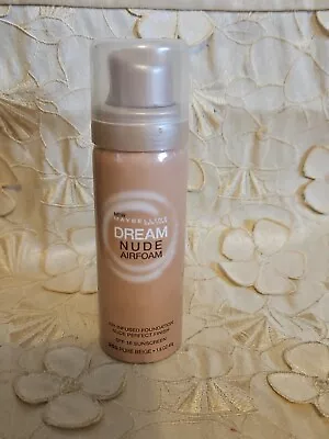 Maybelline-dream Nude-airfoam-air-infused Makeup-spf 16-250 Pure Beige-sealed! • $11.99