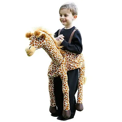 Girls Boys Kids Ride On Giraffe Step-In Fancy Dress Safari Play Explorer Costume • £24.28