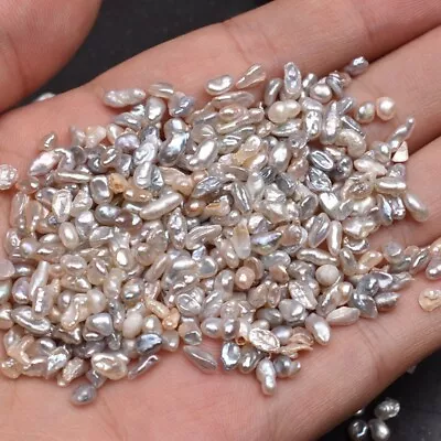 3-5mm Keshi Freshwater Pearl Baroque Loose Beads  FOR Jerwelry DIY & Nail Art • $5.99