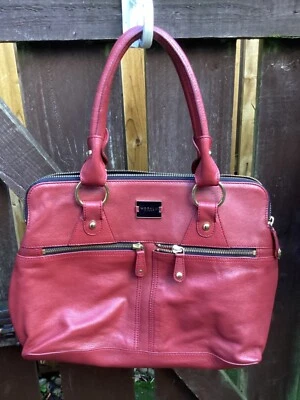 £44.99 • Buy MODALU  Soft Red Leather Pippa Bag Shoulder Handbag