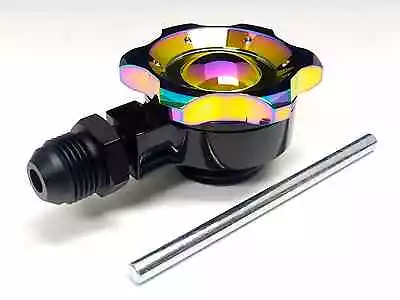 VMS RACING Aluminum Vacuum Scavenger ENGINE OIL CAP NEO CHROME Honda Acura • $47.95