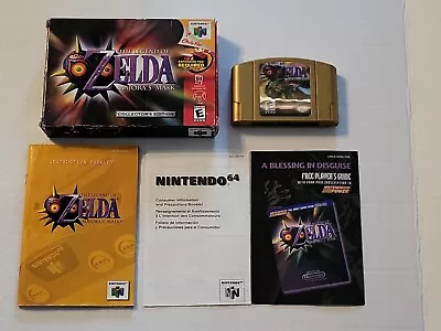 Legend Of Zelda: Majora's Mask (Nintendo 64 N64) CIB Complete In Box Authentic • $249.99