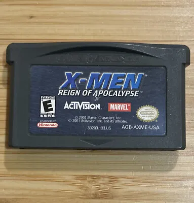 X-Men: Reign Of Apocalypse (Game Boy Advance 2001) GBA - TESTED! - Authentic! • $161.93