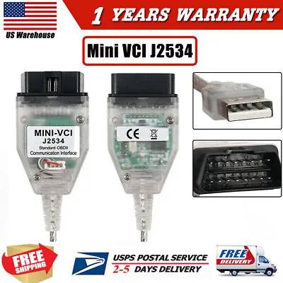 New MINI VCI TIS Techstream V18.00.008 TIS J2534 For Toyota Inspection Cable • $26.99