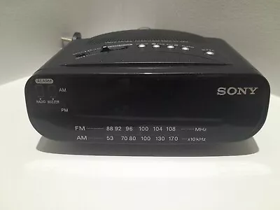 SONY DREAM MACHINE ICF-C212 AM FM Digital Dual Alarm Clock Radio Colour Black • $31