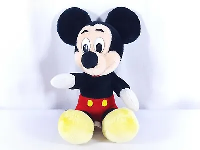 Vintage Disneyland Walt Disney 10'' Mickey Mouse Plush Stuffed Animal Toy • $7.26