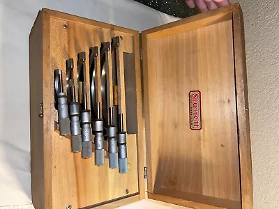 Starrett Outside Micrometer Set Vintage • $1499