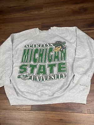 Michigan State Sweatshirt Medium Vintage Crewneck College • $64.99