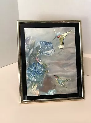 Vintage Manifestations Intl Inc Optical Illusionary Art Foil Hummingbirds • $15.99