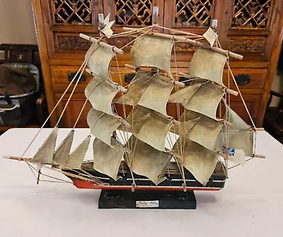 Vintage CUTTY SARK 1869 ~  Wooden Sailing Ship Model 21  Long X 15.5  Tall • $50