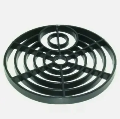 £3.49 • Buy Round Drain Cover Gully Grid Grate Drainage Downpipe Black Plastic 6  Gutter Diy