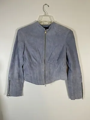 Moda International Washable Suede Jacket Lavender Sz 12 • $28