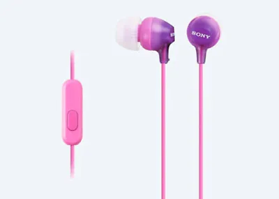$34.95 • Buy SONY In-Ear Lightweight Headphones With Smartphone Control (Violet)