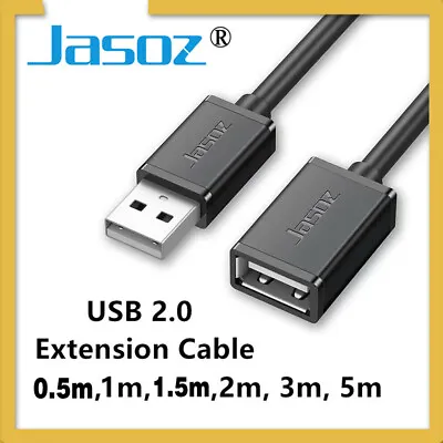 JASOZ USB Extension Data Cable 2.0 A Male To A Female Long Cord For PC & MacBook • $7.09