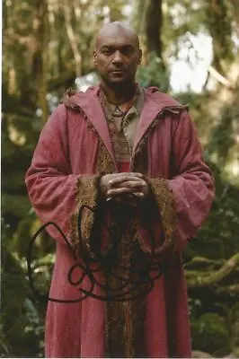 MERLIN* COLIN SALMON 'AGLAIN' SIGNED 6x4 PORTRAIT PHOTO+COA • £9.99