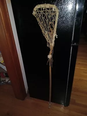 Hartwick College Lacrosse Stick 1950's Vintage Player Signed Original  • $49.99