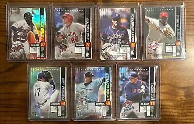 7 MLB Showdown 2002 FOIL /HOLOS Card Lot - Rickey Henderson Eckstein Hinske • $21