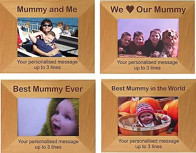Personalised Mummy Gift Photo Frame Son Daughter Birthday Christmas Mothers Day • £18.99