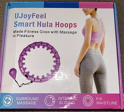 U JOY FEEL SMART HULA HOOP Surround Massage Internal Sliding Fix Waistline NEW • $14.99