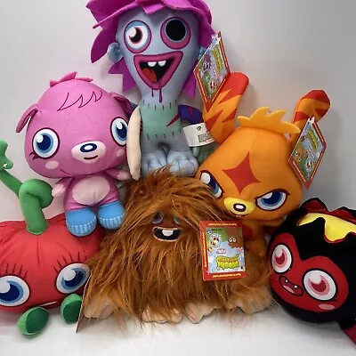 MOSHI Monsters Plush LOT - Poppet Furi Katsuma Diavlo Luvli Zommer 2011 NEW • $59.99