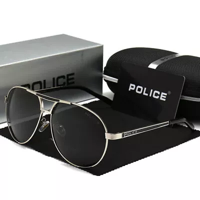 £6.25 • Buy 2022 Men's HD Polarized PL Sunglasses With Box Classic Driving Police Glasses UK