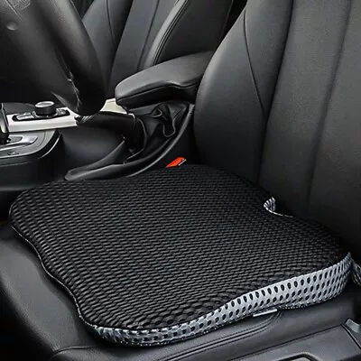 Universal Memory Wedge Foam Car Seat Cushion Driving Vision Enhance Pain Relief • £18.99