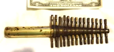 Rare Unusual Vintage Brass 14 Part Test Tube Chemistry Tool! • $75