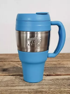 Bubba Mug Insulated 34oz Travel Cup Blue  Stainless Steel Hot Cold • $12