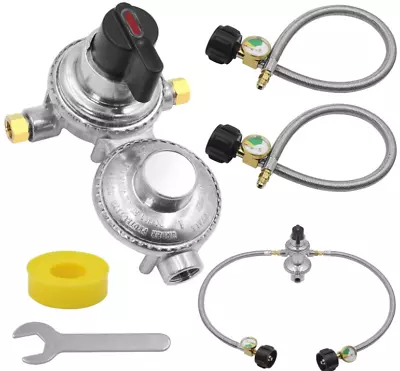 2-Stage Automatic Changeover LP Propane Gas Regulator RV Propane Regulator With • $54.47