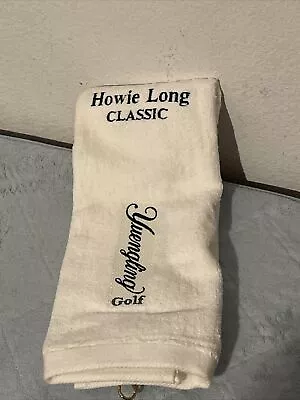 Yuengling Lager Beer Howie Long Classic White Golf Towel With Clip 25x15 RARE • $65.99