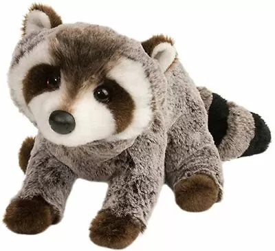 Douglas Ringo Raccoon Plush Toy Stuffed Animal 12” Soft Badger Forest Brown NEW • $19.45