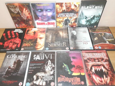 £5.89 • Buy Job Lot Of 13 Horror DVDs - (Soulkeeper, Silent Hill, Dawn Of The Dead)   (H3)