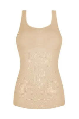 Amoena 'Liane' Pocketed Mastectomy  Vest Top - Sand Nude  - SIZE XL 44812 • $50.51