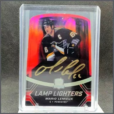 2020-21 The CUP Mario Lemieux Penguins Legend Lamp Lighters AUTO LL-ML #AHI • $0.72