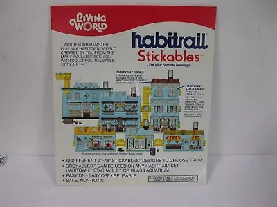 Living World Habitrail Stickables For Your Hamster Victorian Additional Floors • $10