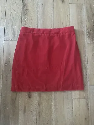 J Crew Skirt Pink Velvet Mini Size 4 Lined Valentines • $26