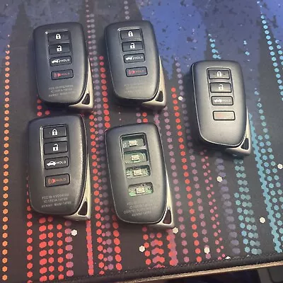 Lot Of 5 Lexus Smart Key Fobs. Various Models • $99