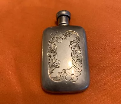 Sterling Silver Vintage Perfume Flask • $50