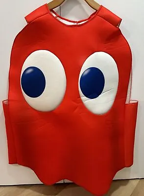Blinky Red Pac-Man Ghost Adult Costume One Size • $30