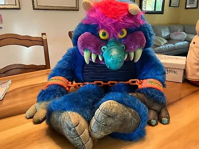 Vintage My Pet Monster Plush Toy With Handcuffs • $250