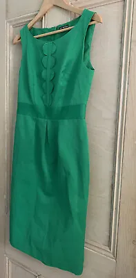 Green M&S Autograph ‘Mad Men Joan’ Vintage Style Pencil Wiggle Dress Size 10 • £25