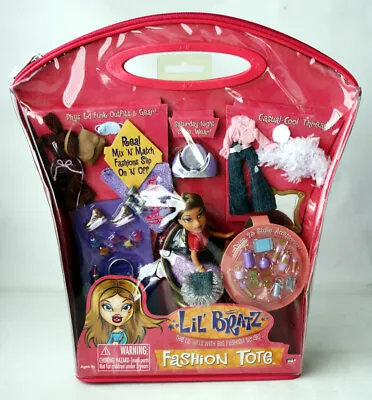 Rare 2003 Lil Bratz Fashion Tote 25 Accessories Playset Yasmin Doll Mga New ! • $119.62